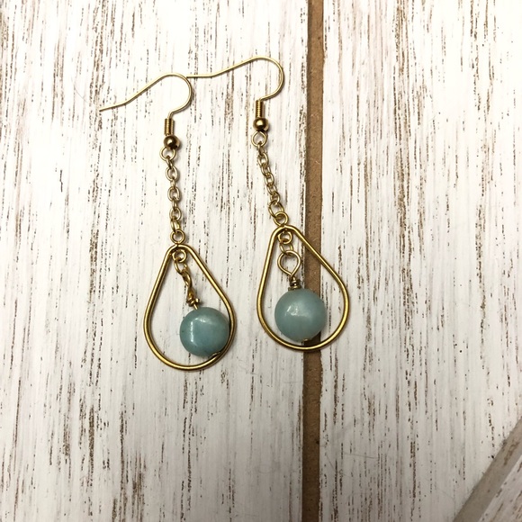 Handmade Jewelry - 3 for $25 Amazonite Gemstone Earrings